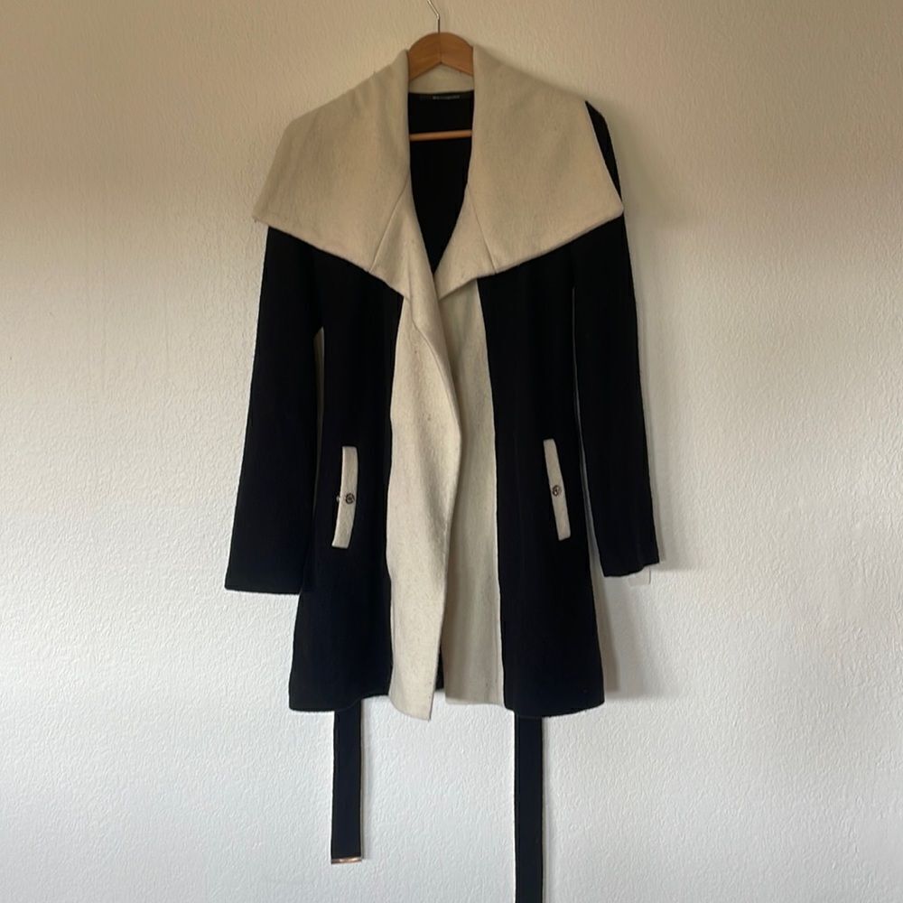 B&W color block jacket